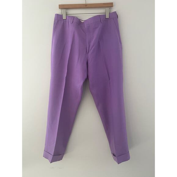 Vintage Ralph Lauren Purple Label Silk 2 Piece Suit Lavender Size 46 / 38 (EU) - Picture 10 of 13